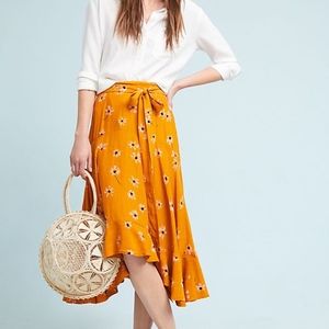 NWOT Faithfull The Brand Belted Botany Skirt, 4/S